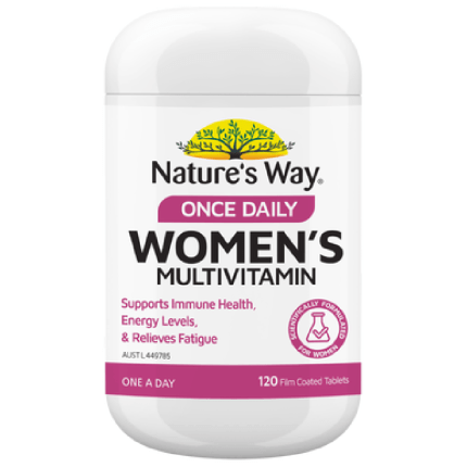 Nature's Way Women's Once Daily Multi-Vitamin 120 Tablets