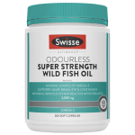 Swisse Odourless Super Strength Wild Fish Oil 2000mg 200 Capsules