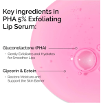 The Ordinary PHA 5% Exfoliating Lip Serum, Hydrating Overnight Lip Exfoliator Treatment, 15ml (3)