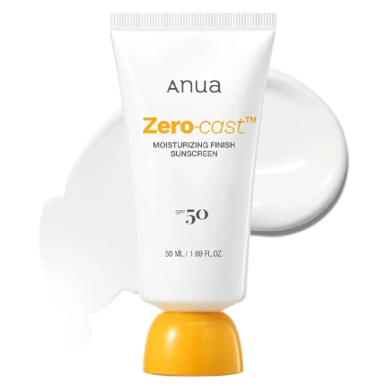 Anua Zero-Cast Moisturizing Finish Sunscreen SPF 50+ PA++++ - 50ml