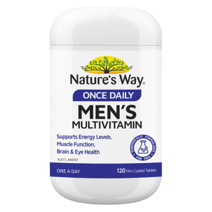 Natures Way Mens Multivitamins 120 Tablets