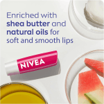 NIVEA Watermelon Shine Lip Balm, (2 X 4.8g)
