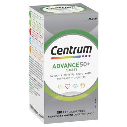 Centrum Advance Multivitamin 50+Adults 150 Tablets