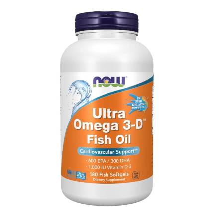 NOW Foods Supplements, Ultra Omega 3-D™ Fish Oil,180 Softgels