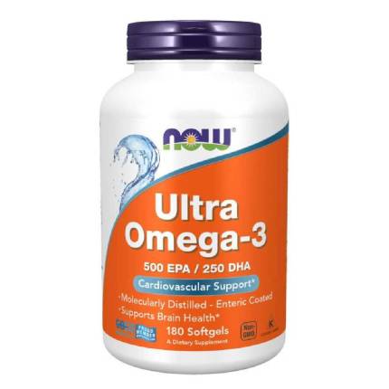 NOW Foods – Ultra Omega-3 Fish Oil 180 Softgels