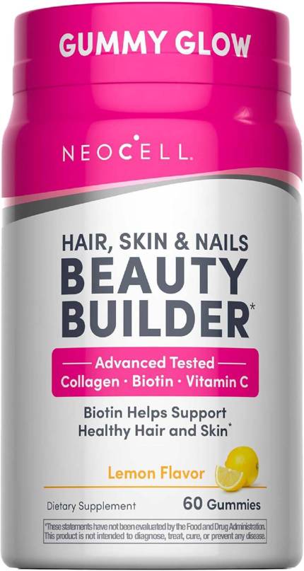 NeoCell Hair, Skin & Nails Beauty Builder – Collagen, Biotin & Vitamin C 60 Gummies
