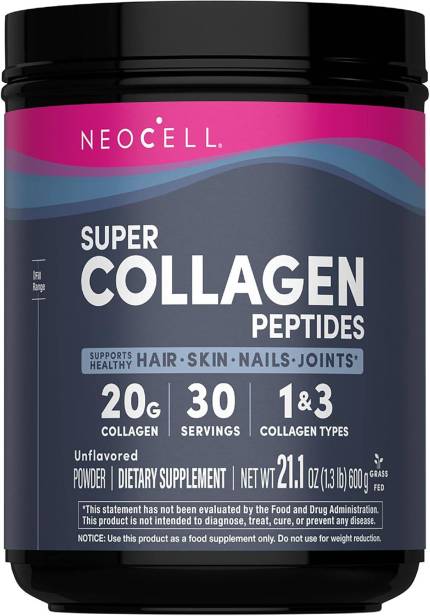 Neocell Super Collagen Peptides Unflavored 21.1 oz 600 G
