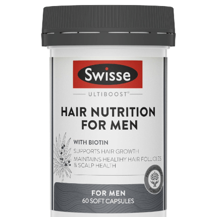 Swisse Ultiboost Hair Nutrition For Men – 60 Capsules