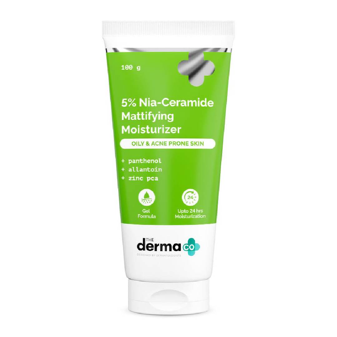 The Derma Co. 5% Nia-Ceramide Mattifying Moisturizer -100 g The Derma Co. 5% Nia-Ceramide Mattifying Moisturizer -100 g