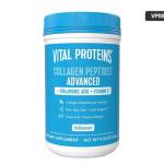 Vital Proteins Collagen Peptides Powder Advanced with Hyaluronic Acid & Vitamin C,Unflavored,265g