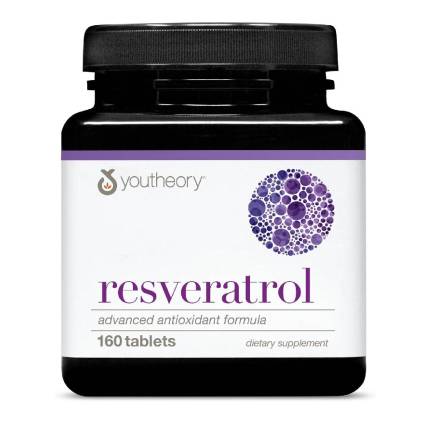 Youtheory Resveratrol Advanced Antioxidant Formula - 160 Tablets