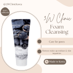 3W CLINIC Charcoal Foam Cleansing 100ml