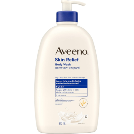 Aveeno Skin Relief Body Wash (Fragrance Free, Triple Oat Formula)