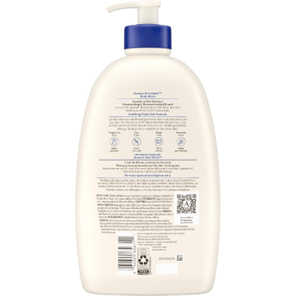 Aveeno Skin Relief Body Wash (Fragrance Free, Triple Oat Formula)