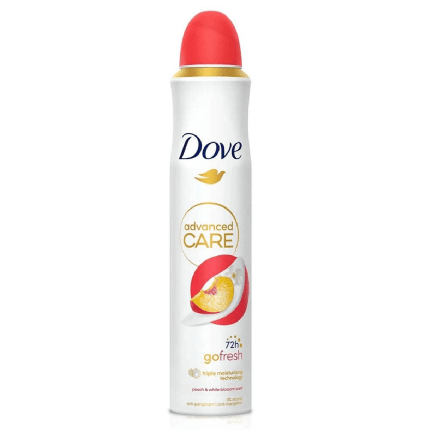 Dove Advanced Care Go Fresh AntiPerspirant Spray Peach & White Blossom (1)
