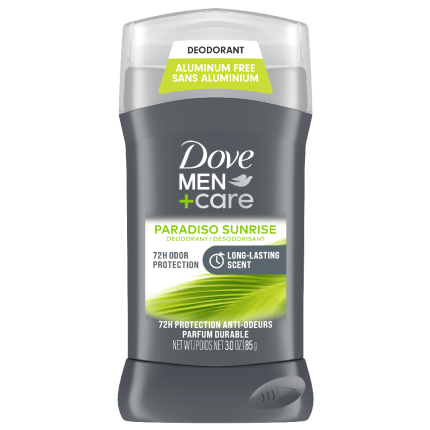 Dove, Men + Care,Paradiso Sunrise Deodorant Long-Lasting Scent 85g