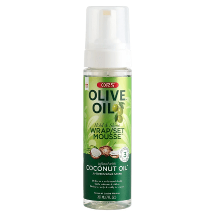 ORS Olive Oil Wrap Set Mousse for Restorative Shine (7.0 oz)