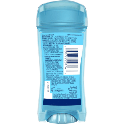 Secret Invisible Solid Antiperspirant and Deodorant – Clean Lavender (73 g)