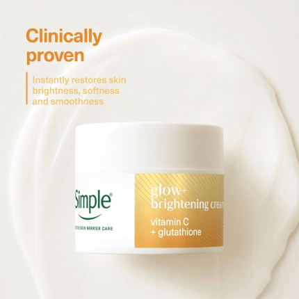 Simple Glow+ Brightening Cream Radiance Boosting Moisturiser 50ml