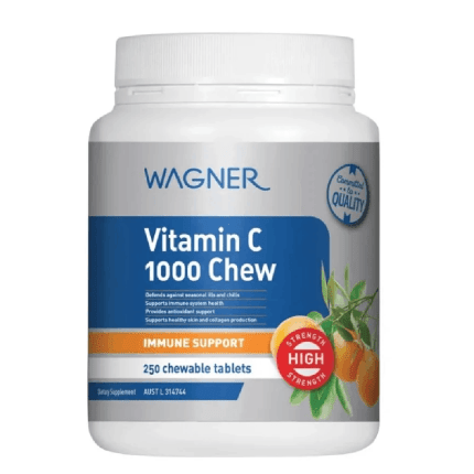 Wagner Vitamin C 1000 Chewable 250 Tablets
